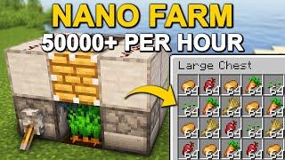The BEST Nano Crop Farm in Minecraft 1.20 Tutorial