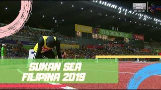 GANGSA 4x100M Campuran  Sukan SEA 2019  Astro Arena