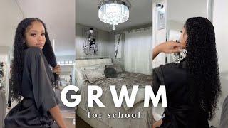 GRWM for School Hair Tutorial Chit Chat Drive With Me & More  Vlogmas Day 12