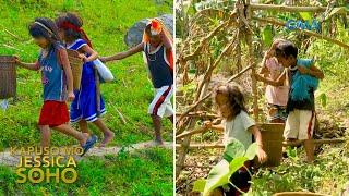 Mga bata umaakyat ng bundok para maglako ng mga inaning prutas at gulay  Kapuso Mo Jessica Soho