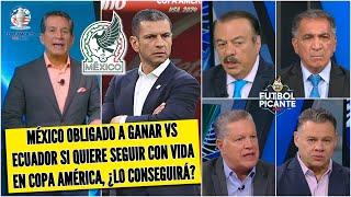 MÉXICO deja MUCHAS DUDAS para enfrentar a ECUADOR. JIMMY LOZANO rígido en táctica  Futbol Picante