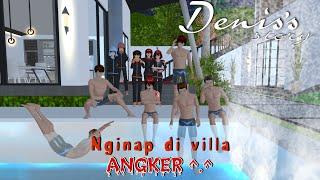 NGINAP DI VILLA ANGKER  SPESIAL LEBARAN  DENIS STORY #22  SAKURA SCHOOLSIMULATOR SIMULATOR