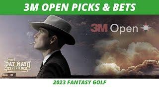 2023 3M Open Picks Bets One and Done  Cust Triggered over Dolphins  2023 British Open Recap