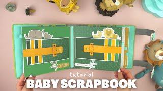 Baby Scrapbook - Tutorial