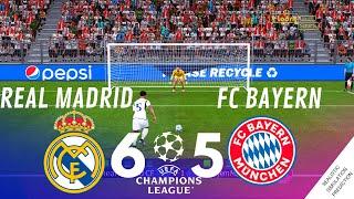  ركلات الترجيح  ريال مدريد 6-5 بايرن ميونخ • دوري أبطال أوروبا 2324  محاكاة لعبة فيديو