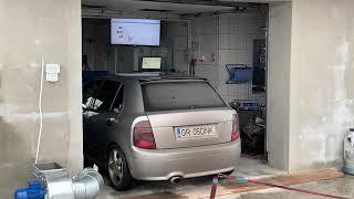 Skoda Fabia 1.9 TDI AXR Stage 2 GTB2260VK AL Injectors Straight Pipe Dyno RPO Performance 235Hp530Nm