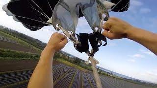 Friday Freakout DO NOT PULL LOW - Wingsuit Pilot Can’t Cutaway Lands With Line Twists