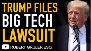 Trump Sues Big Tech in ‘Major’ Class Action Lawsuit Against Google Facebook Twitter