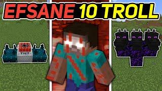 Minecraftta Arkadaşınızı Trollemenin 10 EFSANE Yolu