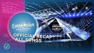 OFFICIAL RECAP All 41 songs of the 2019 Eurovision Song Contest