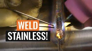 How to TIG Weld Stainless Steel - Tips Tricks Pulse and Machine Setup