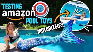 I Bought VIRAL AMAZON POOL TOYS that TiktokInstagram MADE ME BUY