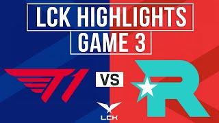 T1 vs KT Highlights Game 3  LCK 2024 Spring  T1 vs KT Rolster