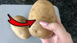 You have NEVER PEELED a Potato so QUICK before  Life Hack