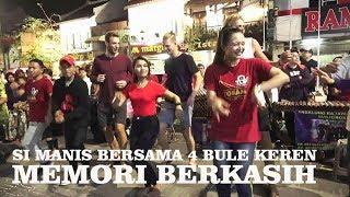 SI CANTIK JOGET BERSAMA 4 BULE KEREN -- ANGKLUNG RAJAWALI MALIOBORO -- MEMORI BERKASIH