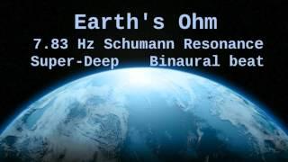 Earths Ohm 7.83 Hz Deep Theta Binaural Beat  Schumann Resonance for 12 Hours 