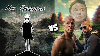 کی راست میگه ؟️ mr.freeman   vs   top G تاپ جی یا مرد آزاد ؟ #matrix #shortvideo