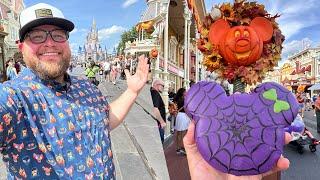 Disney’s Magic Kingdom 2024  NEW Spooky Snacks & Exploring Tom Sawyer Island  Walt Disney World