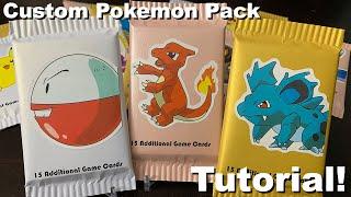 How to Make a Custom Pokémon Booster Pack at Home