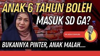  dr Aisyah Dahlan Usia Ideal Menyekolahkan Anak Perempuan dan Laki-Laki  Cara Bijak Mendidik Anak