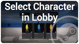 Character Selection in Steam Lobby - Unreal Engine 5 Tutorial UE5