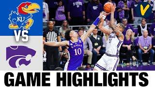 #2 Kansas vs #13 Kansas State  2023 College Basketball Highlights