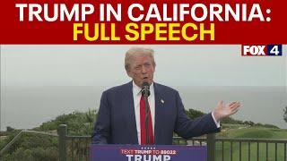 Trump Press Conference in California FULL SPEECH