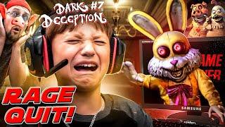 The Joy Joy GANG made Chase RAGE  FGTeeV the Glitching Pig Dark Deception #6