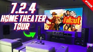 My ULTIMATE 7.2.4 Home Theater Tour 2024 4K DOLBY ATMOS -  Krix  XGIMI  Valencia  Yamaha