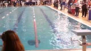 Gabriella swimming 50m freestyle - 2014 12 22 16 57 25