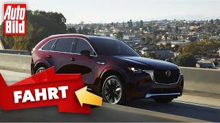 Mazda CX-90 2023  Mazdas neues Full-Size-SUV mit bis zu 345 PS im Test  mit Thomas Geiger