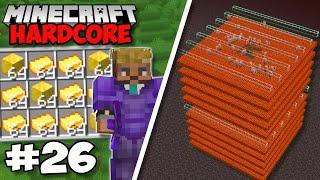 I Made An EPIC GOLD FARM In Minecraft 1.18 Hardcore #26