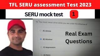 SERU assessment TFL Test   SERU mock test TFL SERU Test 2023  TFL SERU mock test SERU assessment