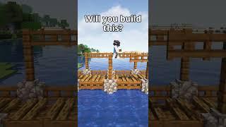 Minecraft Easy Bridge Tutorial #shorts