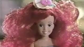 TYCO 1991 Tropical Ariel the Little Mermaid doll Commerial