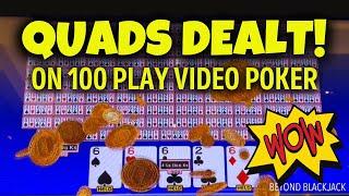 ️ THIS IS WHAT YOU WAIT FOR  JACKPOT 100 PLAY VIDEO POKER @Red Rock Casino Las Vegas #videopoker