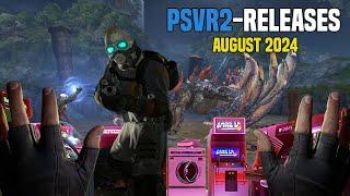 PSVR2 RELEASES AUGUST 2024  Half Life Alyx Arcade Paradise VR & more  VRNow