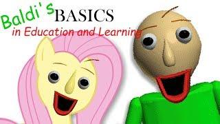 Fluttershy plays Baldis Basics in Education and Learning   ONE OF US..