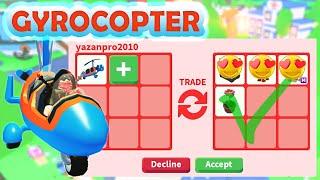 *NEW* Trading GYROCOPTER  what people offer  in Adopt Me UPDATE  ROBLOX