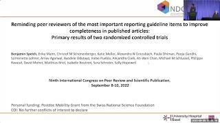 Reminding Peer Reviewers of Reporting Guideline Items to Improve Completeness in Published Articles