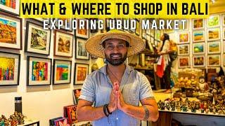 Ubud Market What to buy from Bali  Where to shop in Bali  Best market to shop in Bali travel vlog