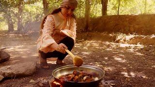 Village Lifestyle in Iran - Epic Fried Whole Chicken