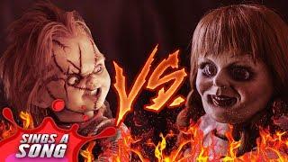 Chucky Vs Annabelle Childs Play Vs The Conjuring Dolls Scary Horror Parody