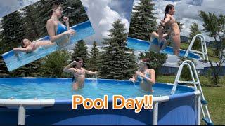 Pool Day with Me and Ella #funny #fyp #fypシ゚viral #viral #sisters #comedy #vlog