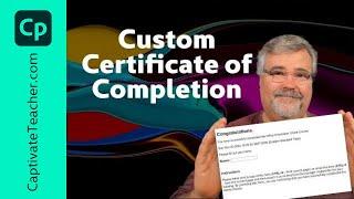 Creating a Custom Certificate of Completion in Adobe Captivate 2019