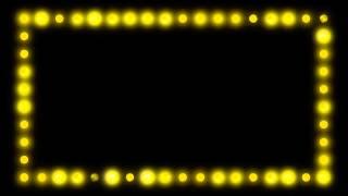 Marquee Border Lights - HD Video Background Loop