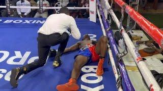 Boxing Night 1st Bout Thomas LaryeaWarLord vs Kwesi TutuPoison What A Knockout 