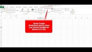 Ajouter longlet Développeur pour les macros et le VBA sur Excel