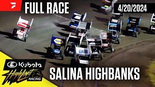 FULL RACE Kubota High Limit Racing at Salina Highbanks Speedway 4202024