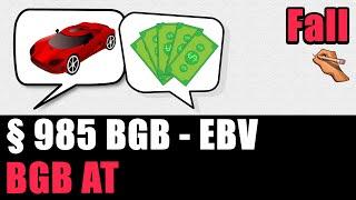 BGB AT Fall 03 - Das Pokerturnier Herausgabeanspruch § 985 BGB